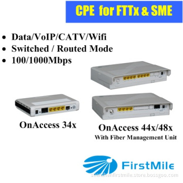 100m Triple Play FTTH CPE ONU Home Gateway